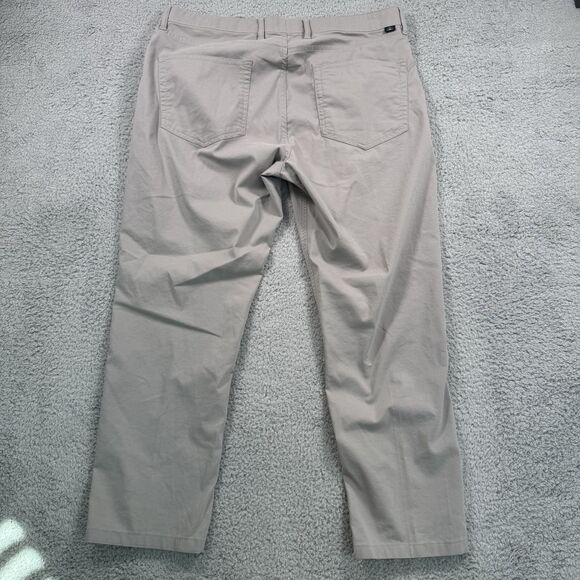 Faherty Reserve Movement Pants Mens 34x27 Grey Organic Cotton Stretch - Picture 7 of 11